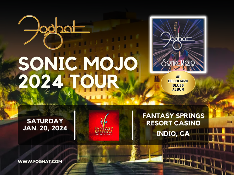 Next Up! Fantasy Springs Resort Casino- Indio, CA | Jan. 20th