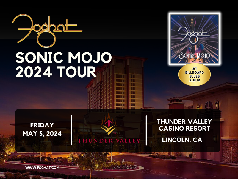 Next Up! Thunder Valley Casino Resort- Lincoln, CA | Friday, May 3rd